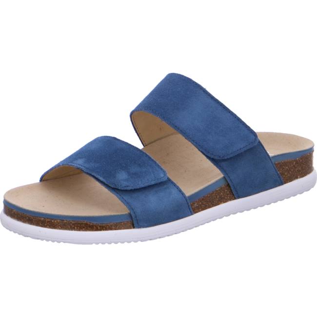 Blue Ara Shoes Sylt Capri Women\'s Mules | ARA746SYM