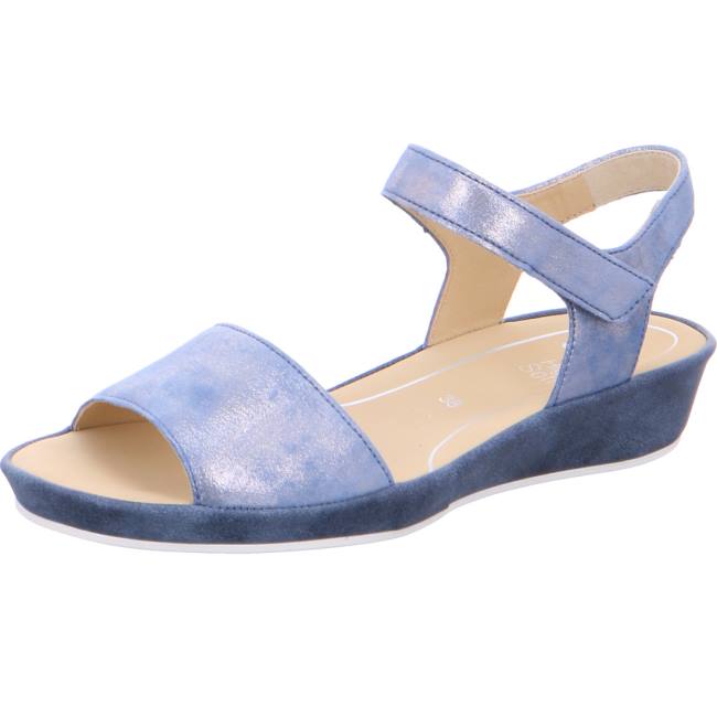 Blue Ara Shoes Wedge Capri Women\'s Sandals | ARA036THL