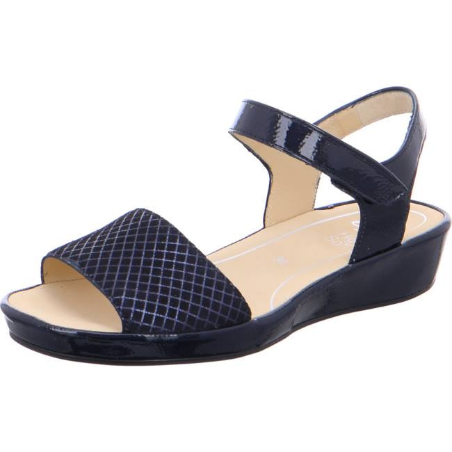 Blue Ara Shoes Wedge Capri Women\'s Sandals | ARA981SWI