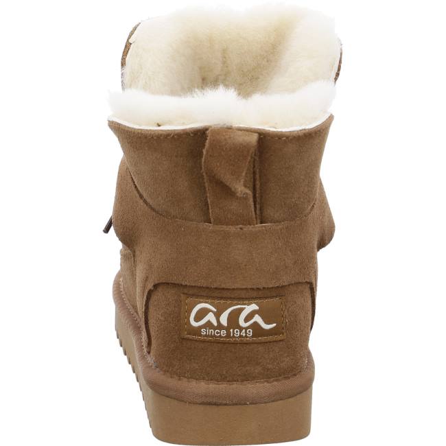 Brown Ara Shoes Alaska Cognac Women's Boots | ARA436UAT