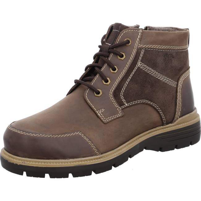 Brown Ara Shoes Alonso Men\'s Boots | ARA542RBQ