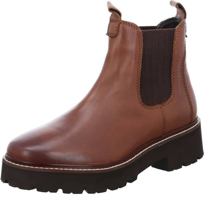 Brown Ara Shoes Ankle Bologna Cognac Women\'s Boots | ARA653TWV