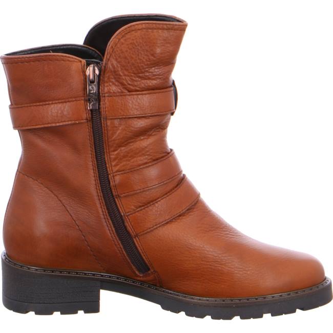 Brown Ara Shoes Ankle Dover Women's Boots | ARA295LEZ