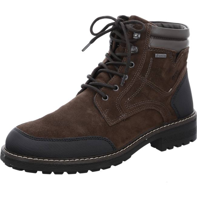 Brown Ara Shoes Ankle Frederik Men\'s Boots | ARA907GOB