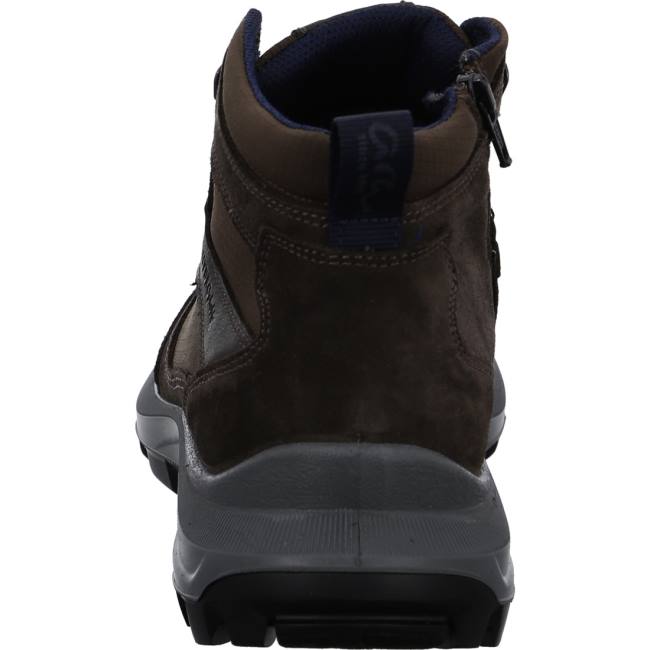 Brown Ara Shoes Ankle Mauro Caffee Men's Boots | ARA620MPH