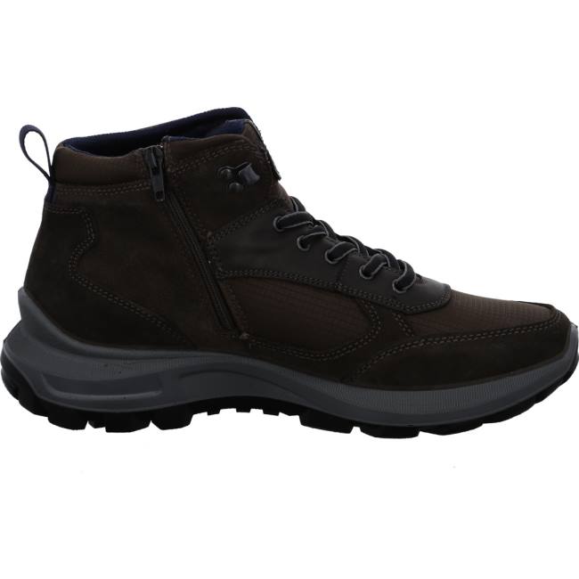 Brown Ara Shoes Ankle Mauro Caffee Men's Boots | ARA620MPH