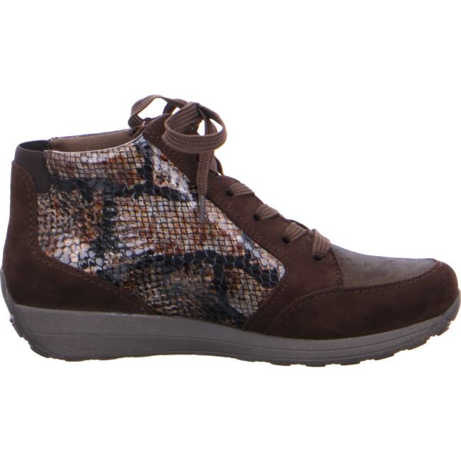 Brown Ara Shoes Ankle Merano Women's Boots | ARA703UHC