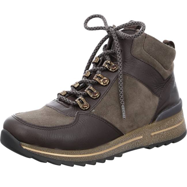 Brown Ara Shoes Ankle Osaka Tundra Taiga Women\'s Boots | ARA543FHA