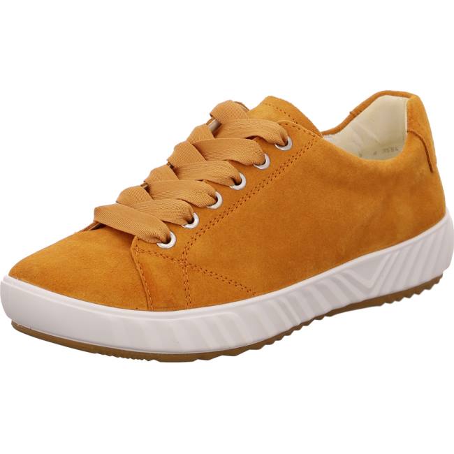 Brown Ara Shoes Avio Ochre Women\'s Sneakers | ARA936PQA