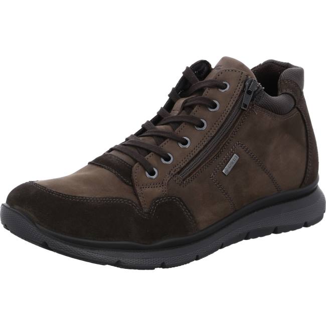 Brown Ara Shoes Benjo Moro Men\'s Sneakers | ARA862QHP