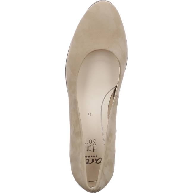 Brown Ara Shoes Court Shoes Orly Camel Women's Pumps | ARA497SPF