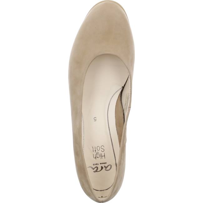 Brown Ara Shoes Court Shoes Vicenza Camel Women's Pumps | ARA140JUN