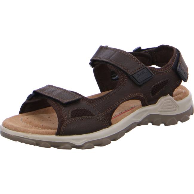 Brown Ara Shoes Ericsen Men\'s Sandals | ARA043MTP