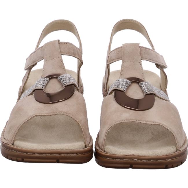 Brown Ara Shoes Hawaii Sand Women's Sandals | ARA284TIV