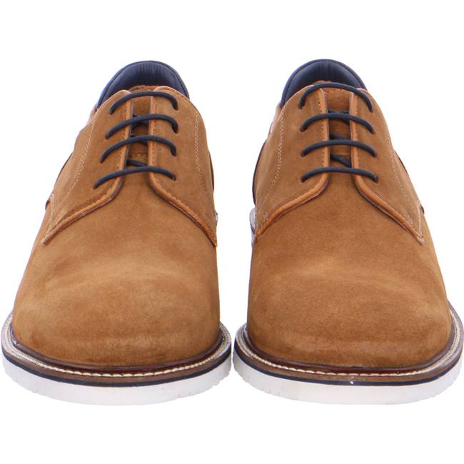 Brown Ara Shoes Henry Cognac Men's Lace Up Shoes | ARA250BCU