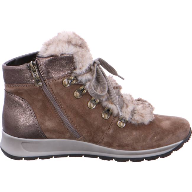 Brown Ara Shoes High Top Osaka Women's Boots | ARA659BPL