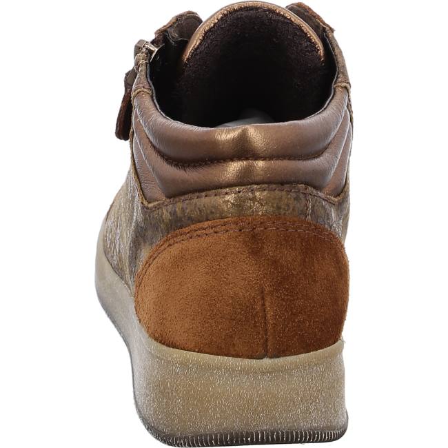 Brown Ara Shoes High Top Rom Nuts Women's Boots | ARA084SXW