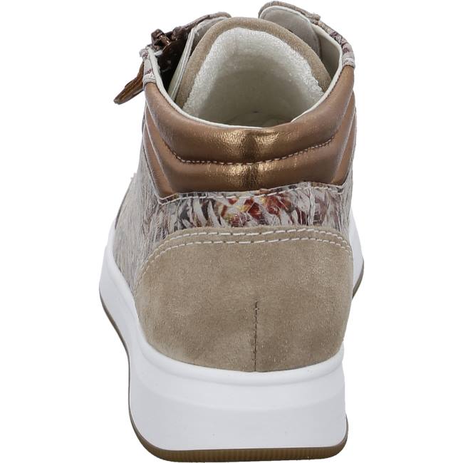 Brown Ara Shoes High Top Rom Sand Women's Boots | ARA215IBN