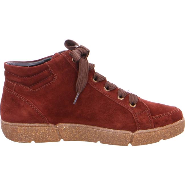 Brown Ara Shoes High Top Rom Women's Sneakers | ARA851KTS