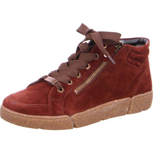 Brown Ara Shoes High Top Rom Women\'s Sneakers | ARA851KTS