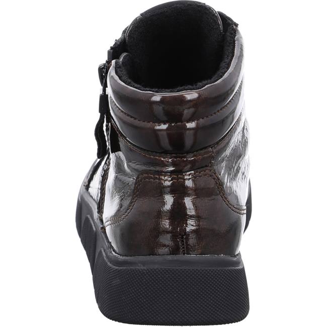 Brown Ara Shoes High Top Rom-sport Bronze Women's Boots | ARA735BKN