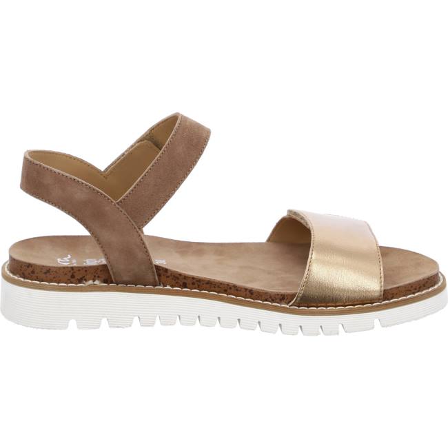 Brown Ara Shoes Kent-sport Whisky Cognac Women's Sandals | ARA065FWS