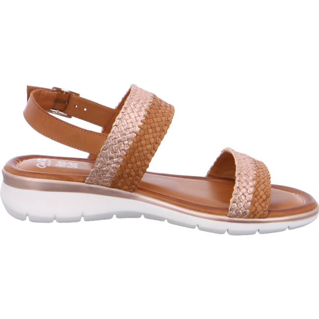 Brown Ara Shoes Kreta Cognac Women's Sandals | ARA279WVD