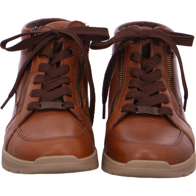 Brown Ara Shoes Lace-ups Neapel Women's Boots | ARA901PIA