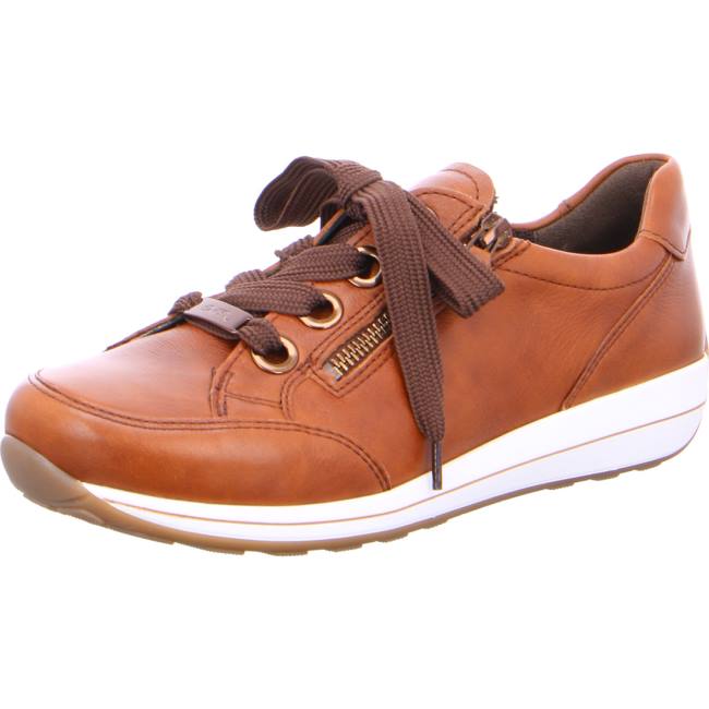 Brown Ara Shoes Lace-ups Osaka Women\'s Sneakers | ARA940HCV