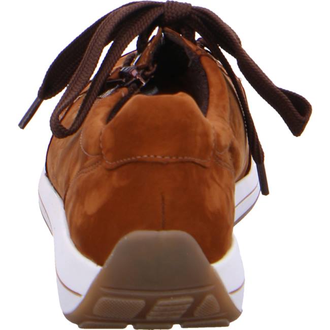 Brown Ara Shoes Lace-ups Osaka Women's Sneakers | ARA983UKT