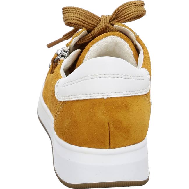 Brown Ara Shoes Lace-ups Rom Ochre Women's Sneakers | ARA803SUA