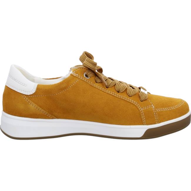 Brown Ara Shoes Lace-ups Rom Ochre Women's Sneakers | ARA803SUA