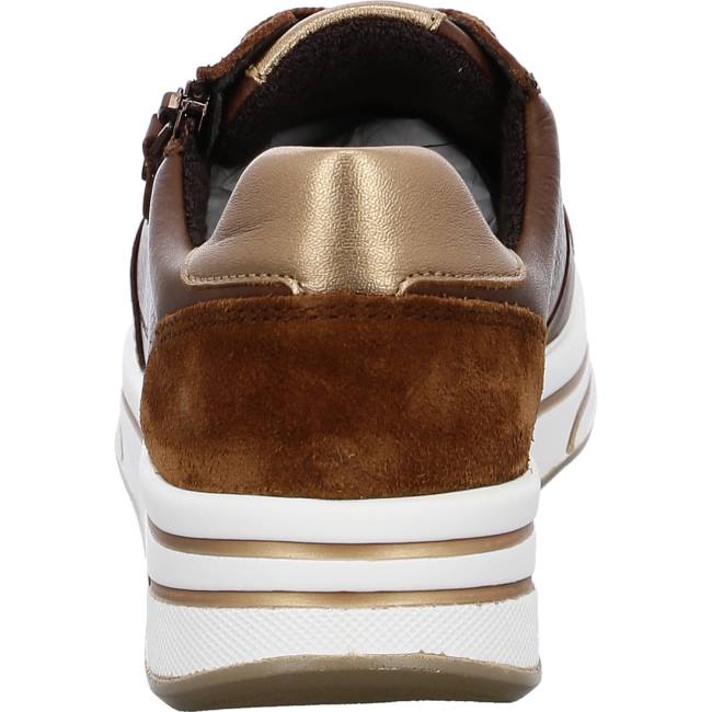 Brown Ara Shoes Lace-ups Sapporo Nuts Women's Sneakers | ARA014GIC