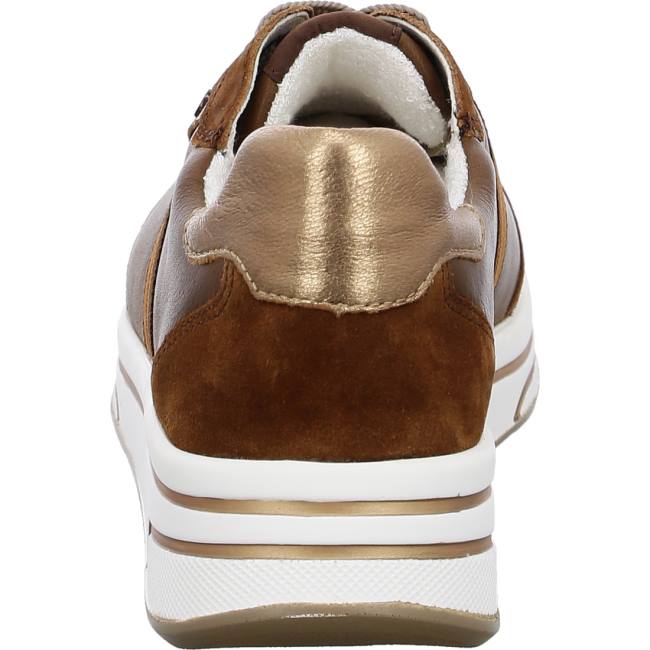 Brown Ara Shoes Lace-ups Sapporo Nuts Women's Sneakers | ARA584KSI