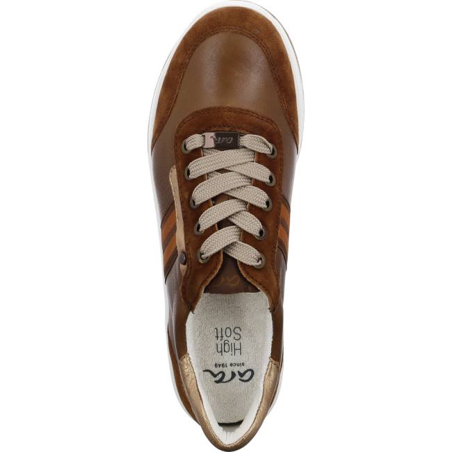 Brown Ara Shoes Lace-ups Sapporo Nuts Women's Sneakers | ARA584KSI