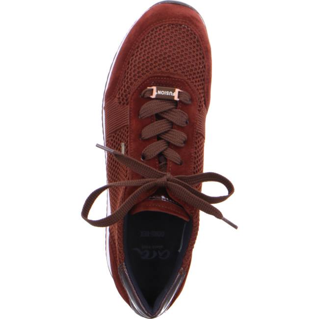 Brown Ara Shoes Lissabon Women's Sneakers | ARA297UIB