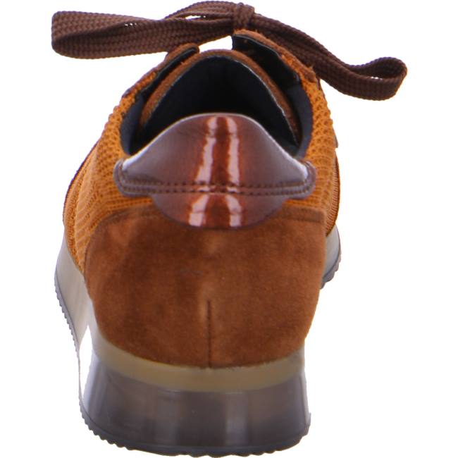 Brown Ara Shoes Lissabon Women's Sneakers | ARA706INQ