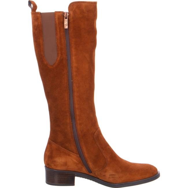 Brown Ara Shoes Long Parker Women's Boots | ARA965HGX