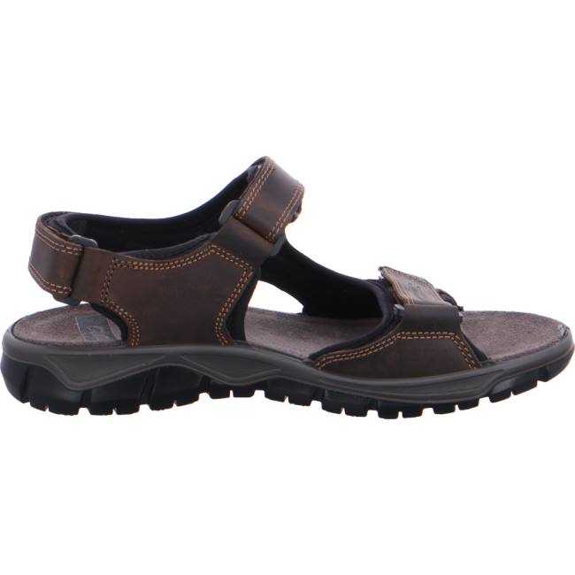 Brown Ara Shoes Lucca Moro Men's Sandals | ARA167TLE