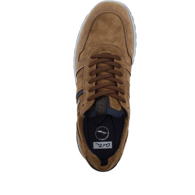 Brown Ara Shoes Matteo Cuoio Men's Sneakers | ARA165WKZ