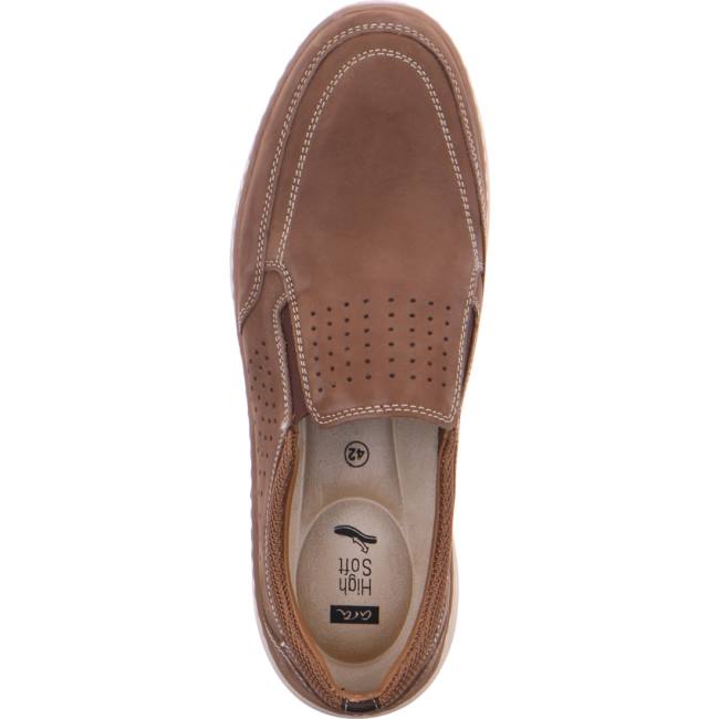 Brown Ara Shoes Pedro Chestnut Men's Loafers | ARA369DWV