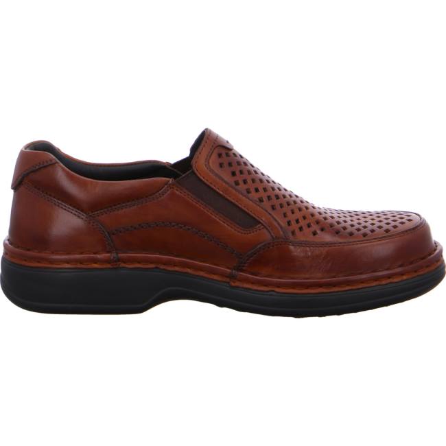 Brown Ara Shoes Slip-ons Ben Men's Loafers | ARA350HRG