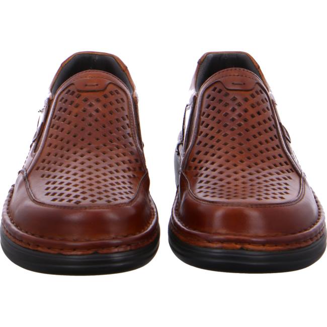 Brown Ara Shoes Slip-ons Ben Men's Loafers | ARA350HRG