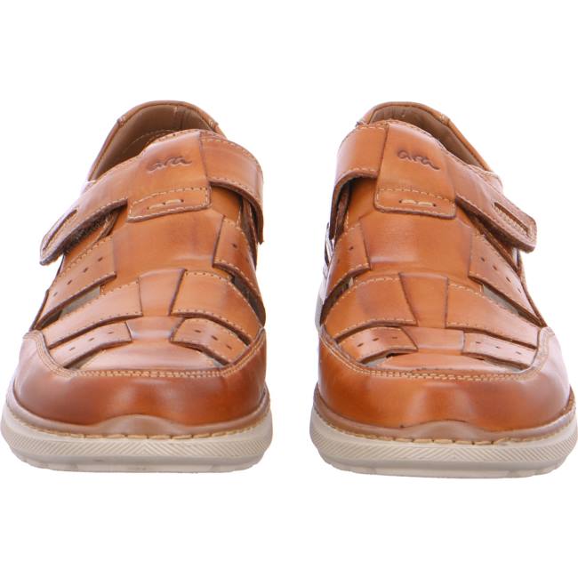 Brown Ara Shoes Slip-ons Pedro Tan Men's Sandals | ARA471JAI