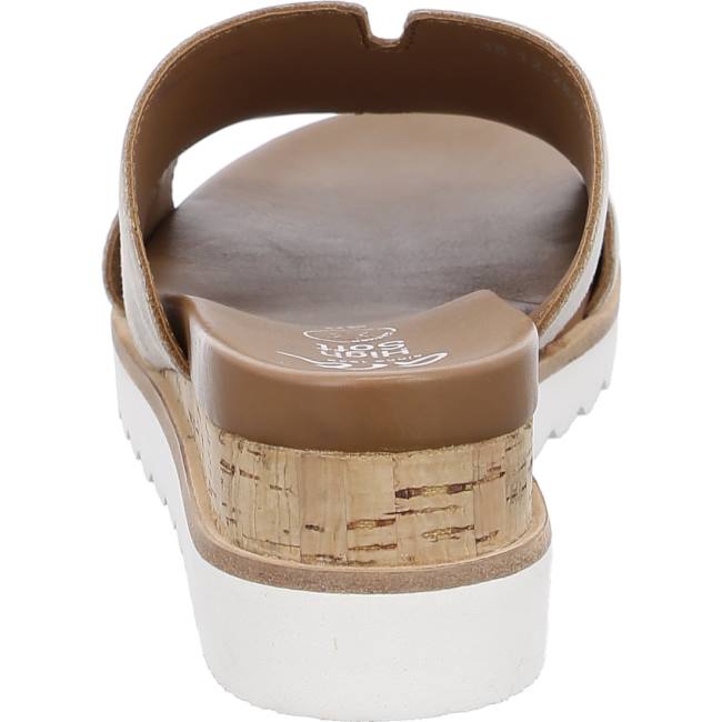 Brown Ara Shoes Valencia Sand Women's Mules | ARA287HFV