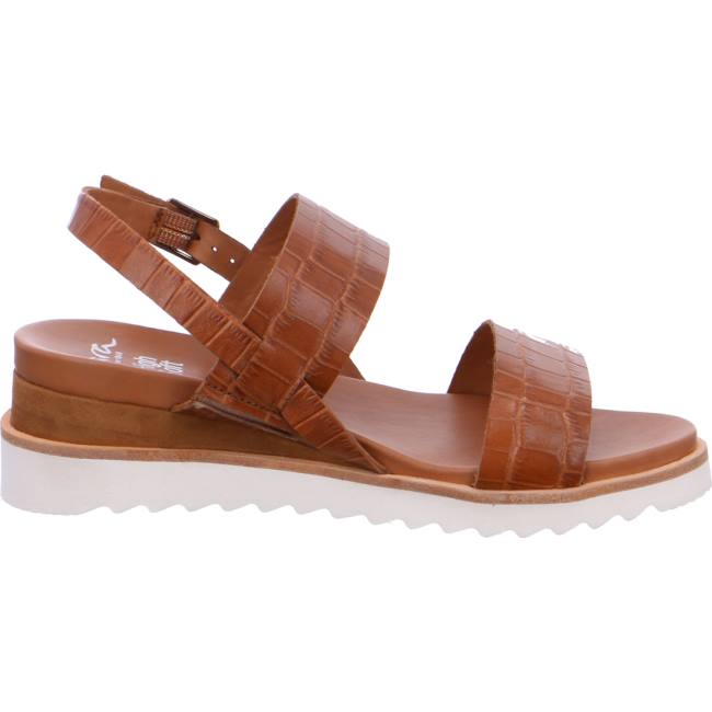 Brown Ara Shoes Wedge Valencia Women's Sandals | ARA982CZK