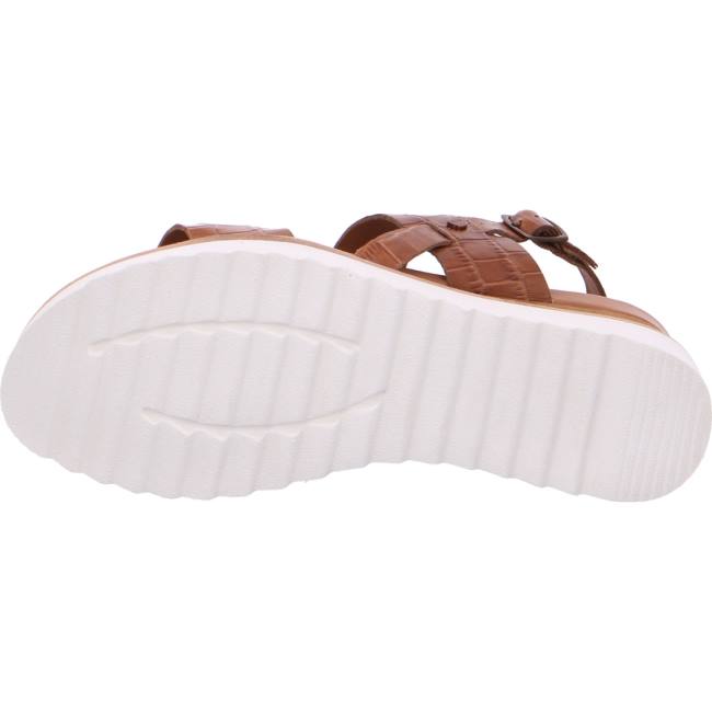 Brown Ara Shoes Wedge Valencia Women's Sandals | ARA982CZK