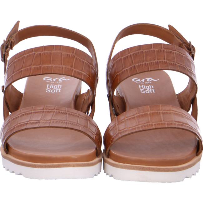 Brown Ara Shoes Wedge Valencia Women's Sandals | ARA982CZK