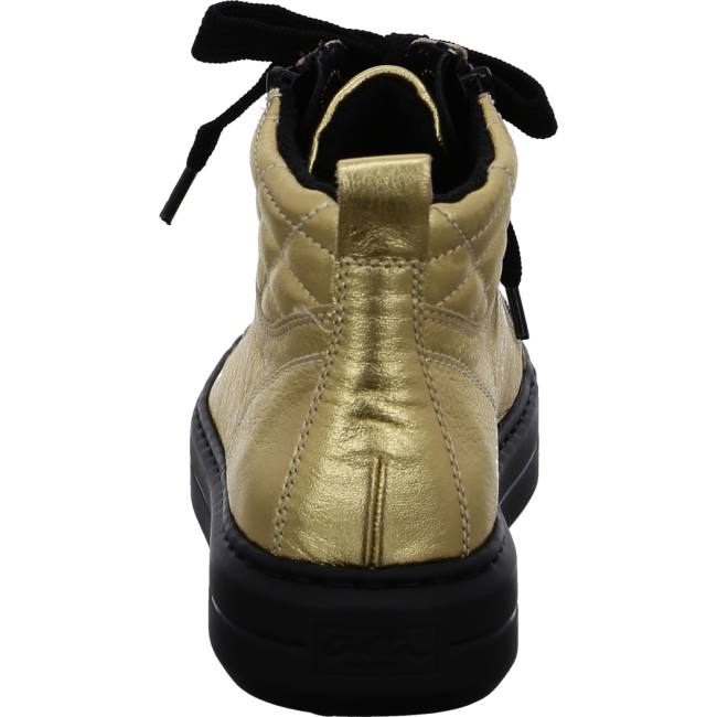 Gold / Black Ara Shoes Ankle Courtyard Women's Boots | ARA765BAH