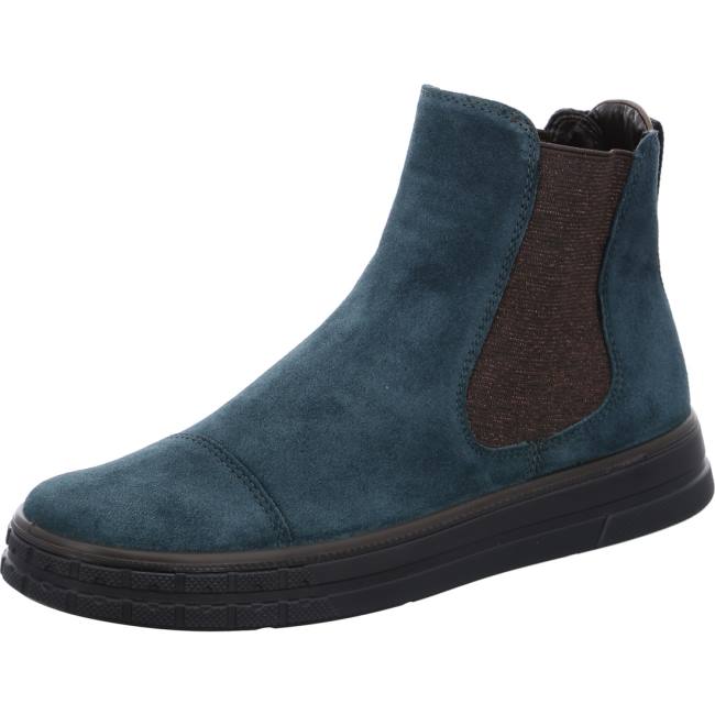 Green Ara Shoes Ankle Frisco Peacock Women\'s Boots | ARA587VTU